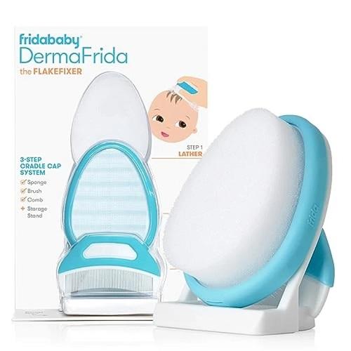 Fridababy Derma Frida The Flakefixer Sponge and Brush and Comb Set Model No.037d