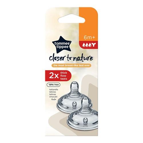 Tommee Tippee CTN Thick Feed Teat 2Pcs Model No.TT42214285