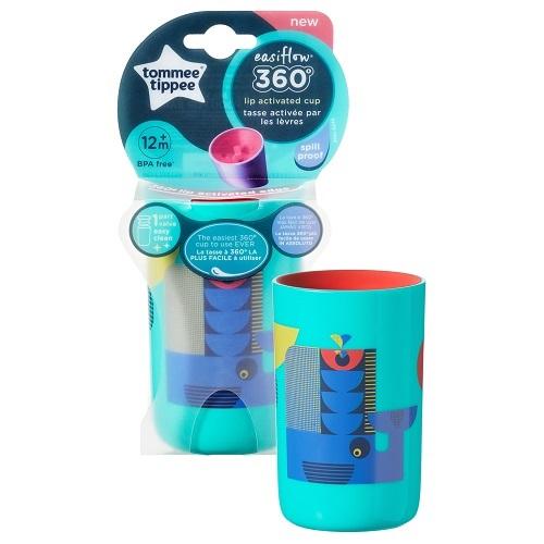 Tommee Tippee Easiflow Tumbler 360Degree Beaker Cup from12Years to above 250ml Blue Pink Model No.TT44721217