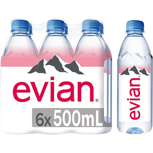 ايفيان مياه معدنية طبيعية 500مل 6حبة