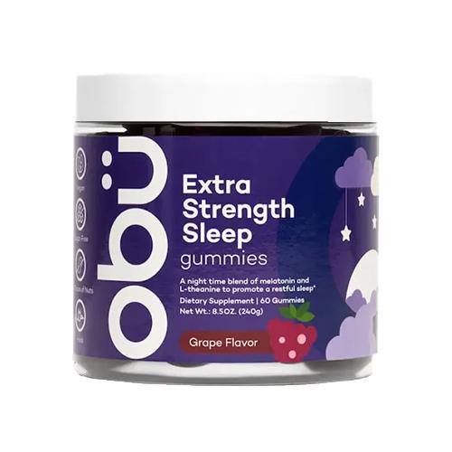 Obu Extra Strength Sleep Gummies with Grape Flavor for Adults 60Gummies 240g 