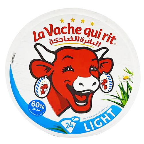 La Vache Quirit Light Spreadable Cheese Triangles 24Pcs 360g 