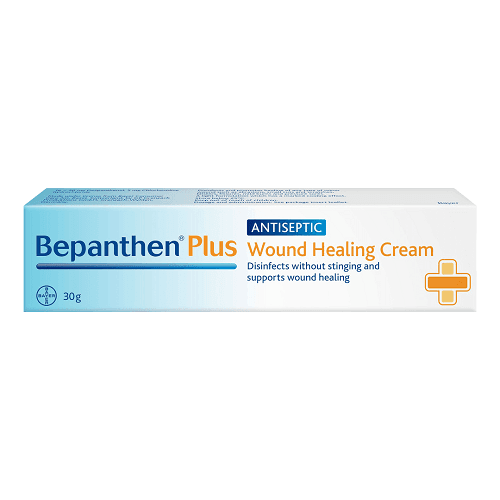 Bepanthen Plus Wound Healing Antiseptic Cream 30g 1+1Free