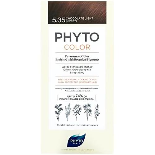 Phyto Paris Permanent Hair Dye Chocolate Light Brown Model No.5.35