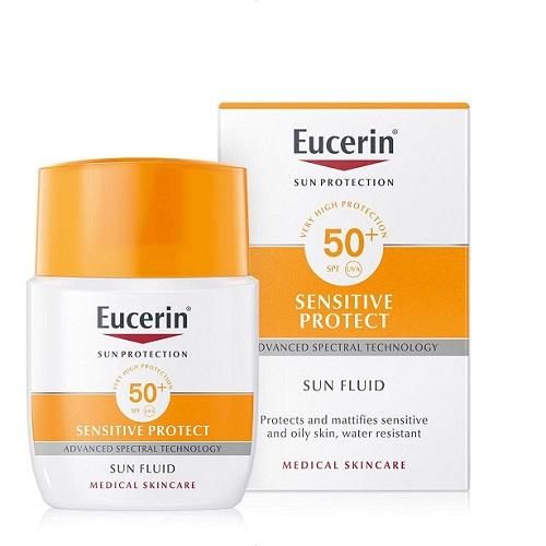 يوسيرين سائل للبشرة الحساسة بمعامل حماية50+ 50مل