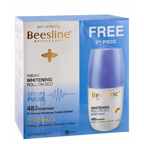 Beesline Whitening Roll on Deodorant Sport Pulse 50ml 1+1Free