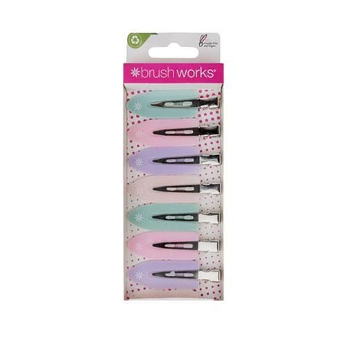 Brush Works No Crease Hair Clips 8Pcs