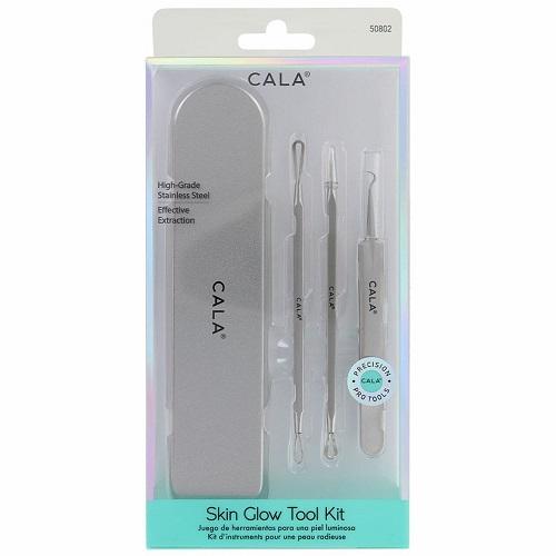 Cala Skin Glow Tool Kit Metal Case+3Pcs