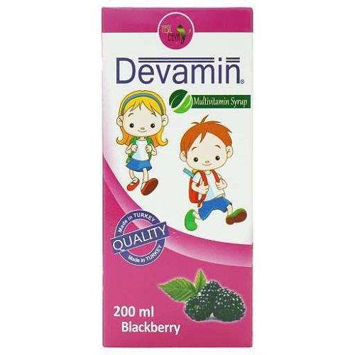 Devamin Blackberry Multivitamin Syrup 200ml