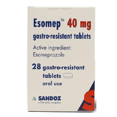 Sandoz Esomep to Treat Stomach Acidity and Heartburn 28Tablets 40mg