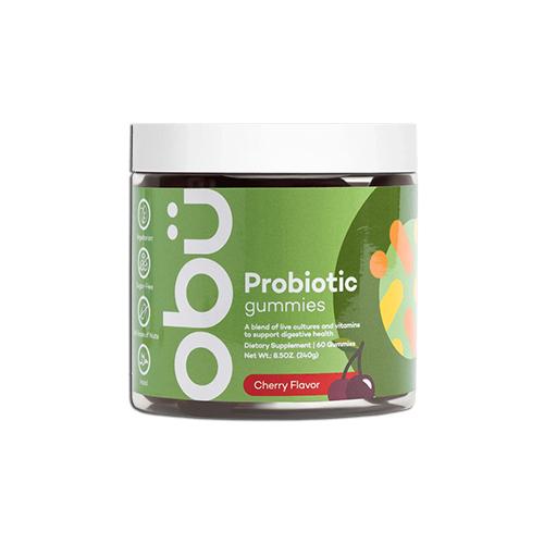 Obu Probiotics Gummies Cherry Flavor Promotes Digestive Health 60Gummies 240g