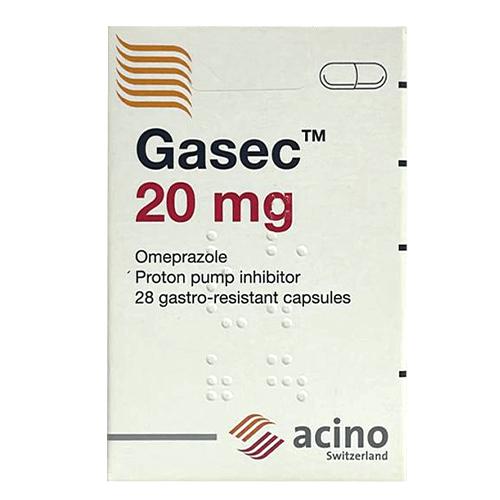 Acino Gasec 20mg for The Treatment of Stomach Ulcers and Acidity 28Capsules