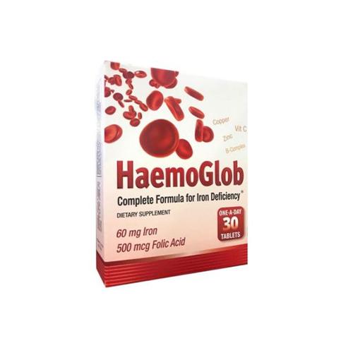 HemoGlob for Iron Deficiency Treatment 30Tablets