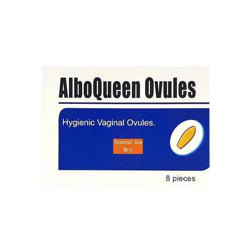 Alboqueen Ovules Hygienic Vaginal Ovules 8Pcs