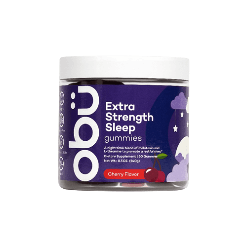Obu Nutrition Extra Strength Sleep Gummies Cherry Flavor 60Gummies 240g