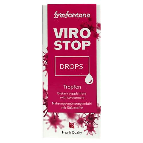 Fytofontana Virostop Drops with Sweeteners Antioxidant and Stimulant and Immune Booster 25ml