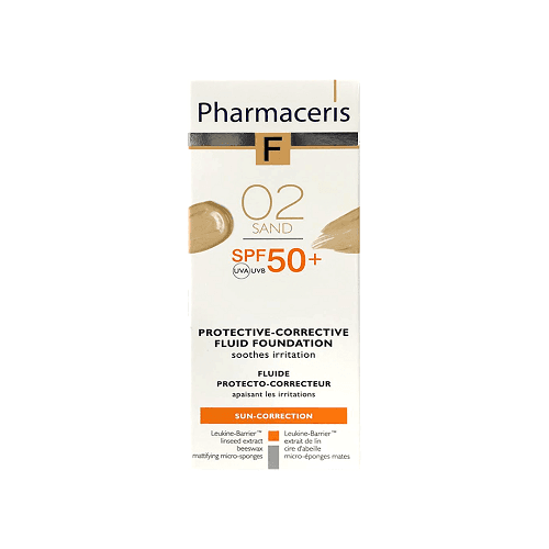 Pharmaceris Protective Corrective Fluid Foundation SPF50+ Sand02 30ml