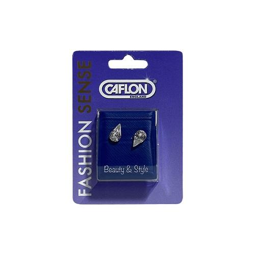 Caflon Fashion Sense Beauty & Style Gold Plate Crystal Pear Gold Plate 24K Earring 