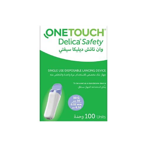 Onetouch Delica Safety Single Use Disposable Lancing Device 100Units