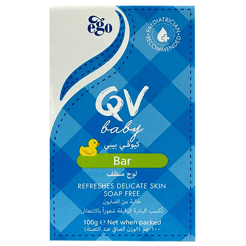Ego QV Baby Cleansing Bar for Children Soap Free 100g 