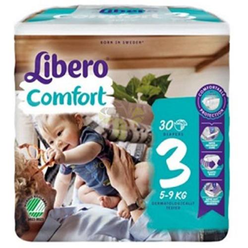 Libero Comfort Baby Diapers Size3 from5to9Kg 30Pcs