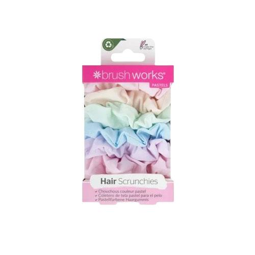 Brush Works Hair Scrunchies 6Pcs