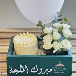 ميني كيك & ورد