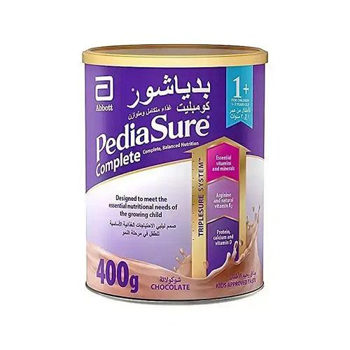 بدياشور كومبليت+1 حليب للاطفال من 1الى3سنوات بنكهة الشيكولاتة 400جم