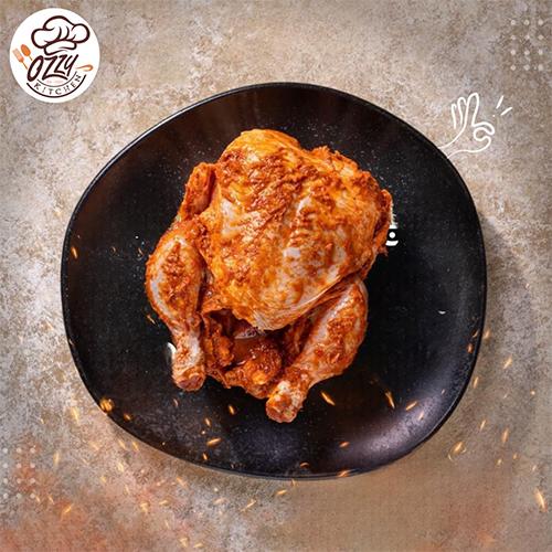 دجاجة كامله متبلة