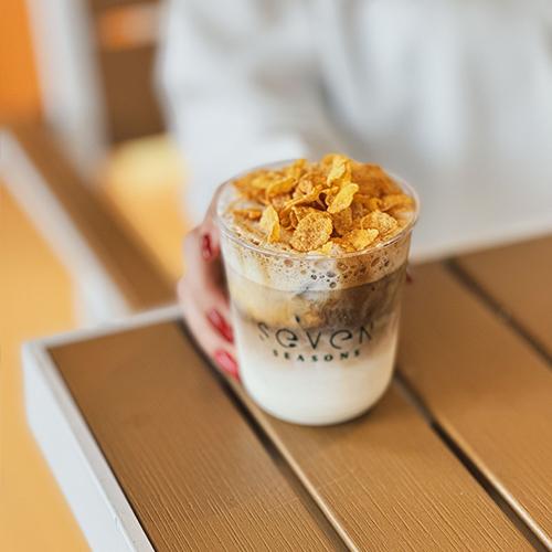 Corn Flakes Latte