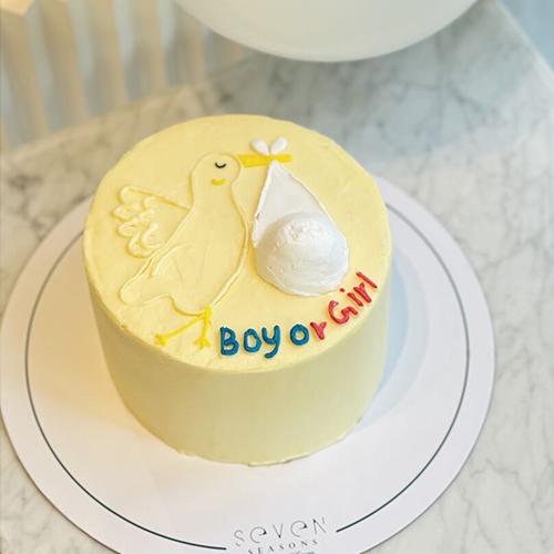 Gender Reveal Cake