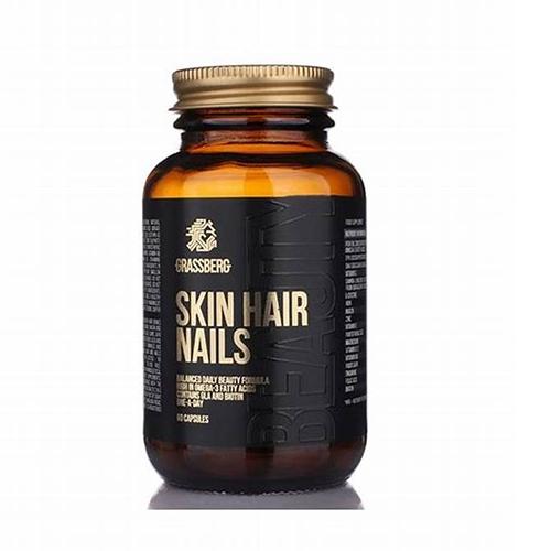 Grassberg Dietary Supplement for Skin Hair Nails 60Capsules