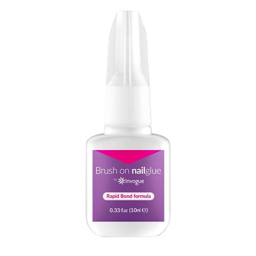 Invogue Brush On Nail Glue 10ml