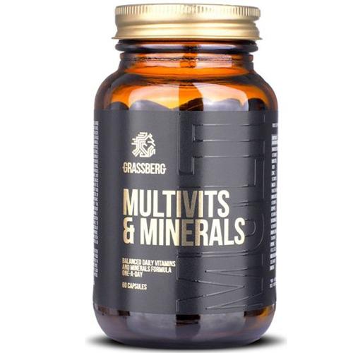 Grassberg Multivits & Minerals 60Capsules