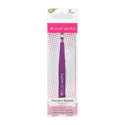 Brush Works Precision Slanted Tweezer for Eyebrows