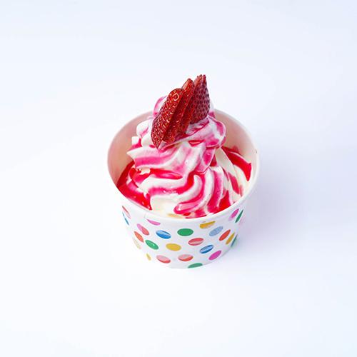 Ice Cream Strawberry Slices