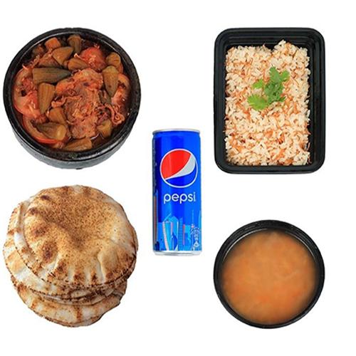 طاجن بامية لحم ضاني