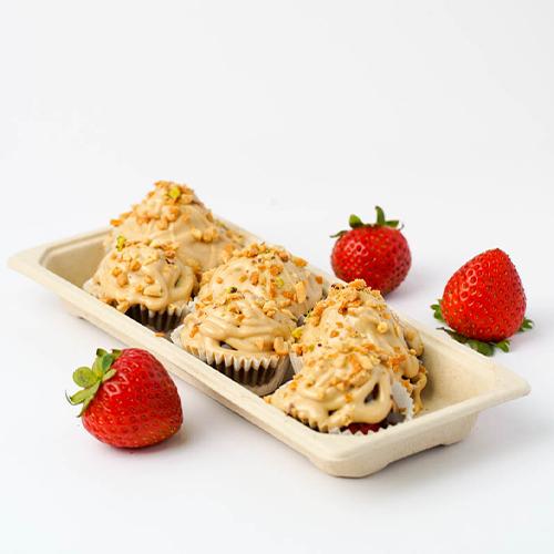 Box of Strawberries Covered in Kinder