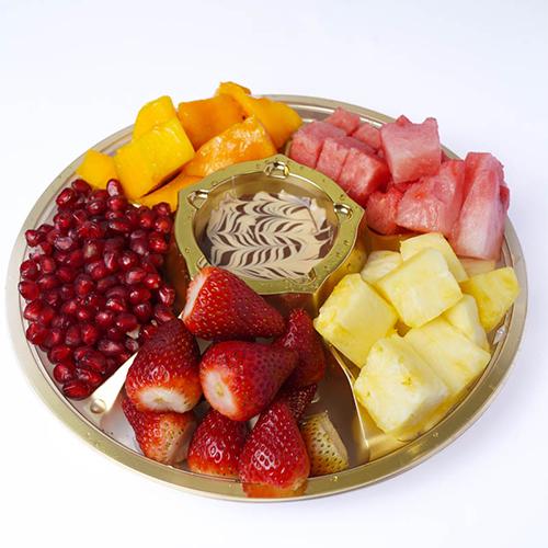 Fruit Fondue with Chocolate Medium