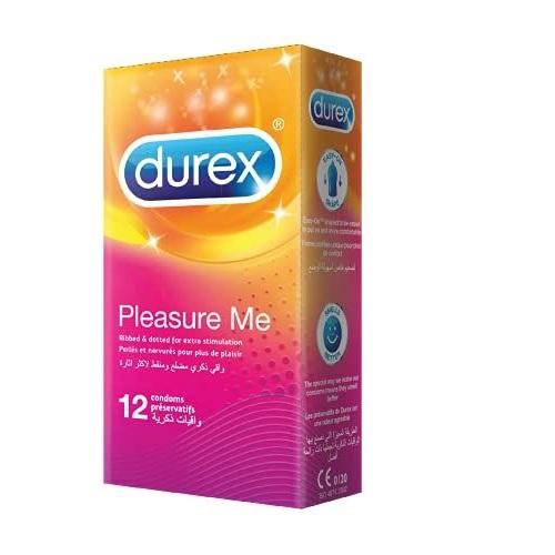 Durex Intense Pleasure Condoms with Dots & Ribs for Men 12Pcs