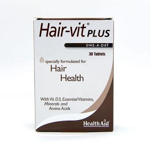 Health Aid Hair Vit Plus Specially formulated for Hair Health 30Tablets
