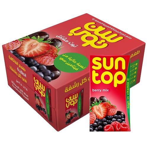 Sun Top Berry Mix Juice 250ml 18Pcs