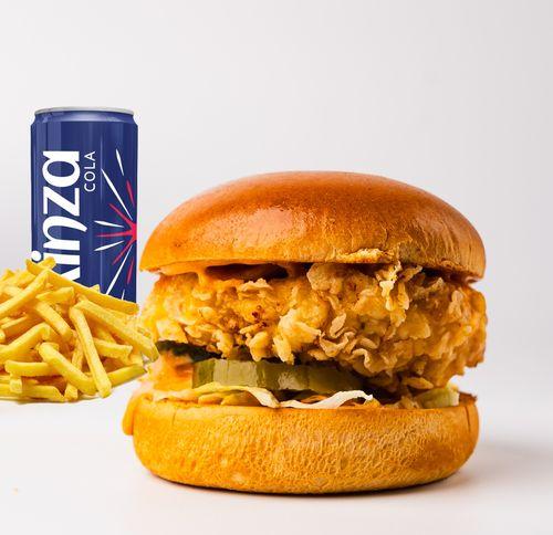 Spicy Chicken Burger Meal