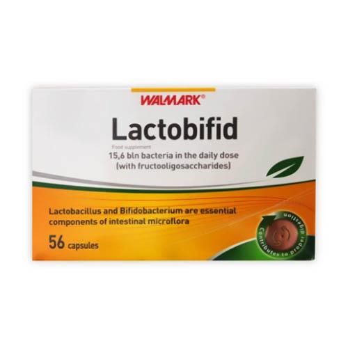 Walmark Lactobifid Beneficial Bacteria for Improved Digestive Health 56Capsules