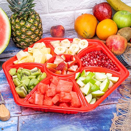 طبق فواكة عائلي