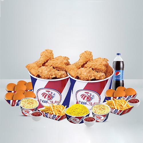 Fried Chicken Meal with Rice 24Pcs