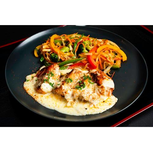 Salmon with Creamy