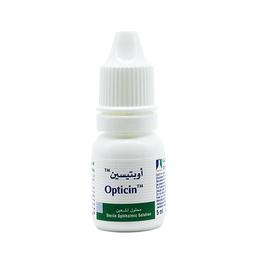 Opticin Sterile Solution for Eye Infections and Itching 5ml