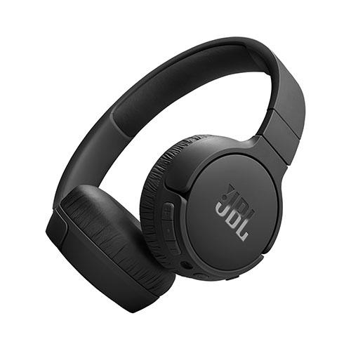 جي بي ال تون 670ان سي سماعة راس لاسلكية مع الغاء الضوضاء التكيفي اسود موديل رقم.JBLTUNE670NCBLK