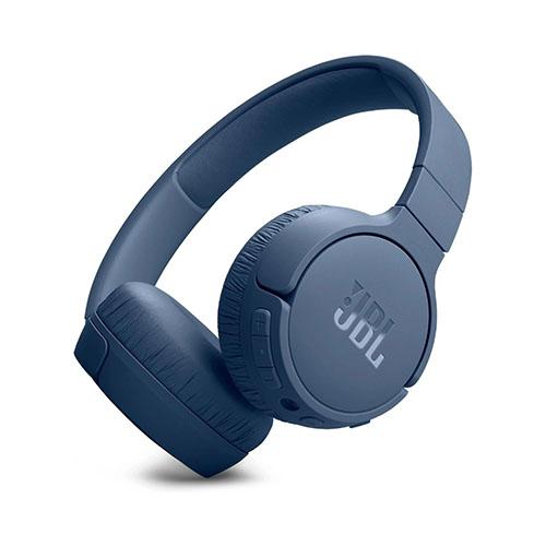 جي بي ال تون 670ان سي سماعة راس لاسلكية مع الغاء الضوضاء التكيفي ازرق موديل رقم.JBLTUNE670NCBLU